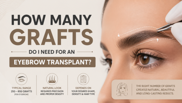HOW MANY GRAFTS DO I NEED FOR AN EYEBROW TRANSPLANT?