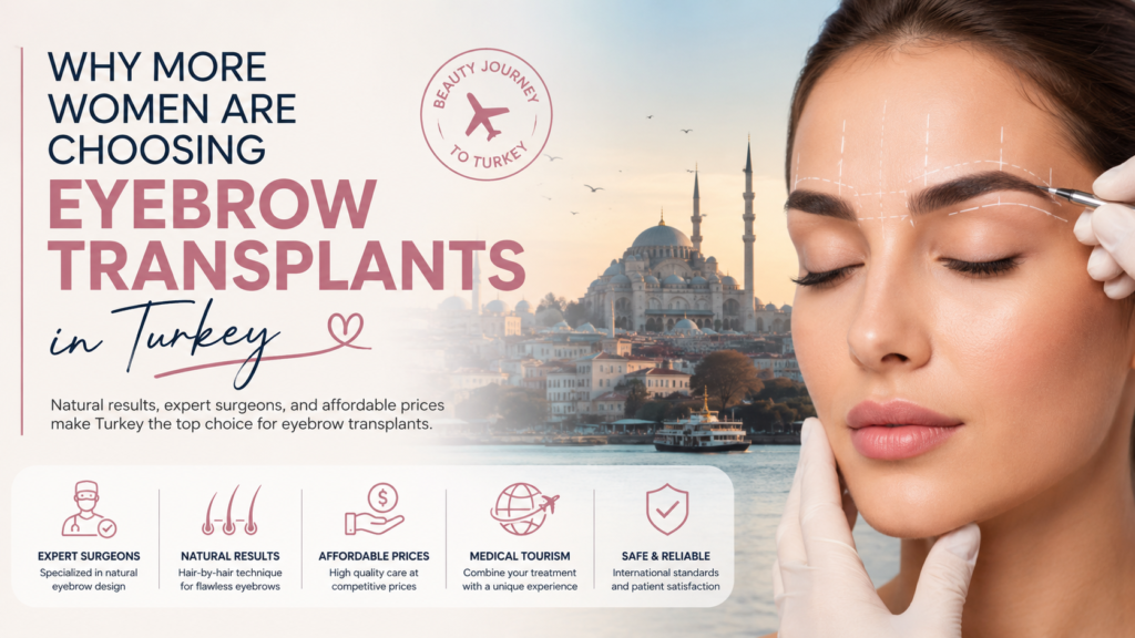 WHY MORE WOMEN ARE CHOOSING EYEBROW TRANSPLANTS IN TURKEY